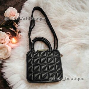 Quilted Square Crossbody Bag(Q007)-Bags for Women